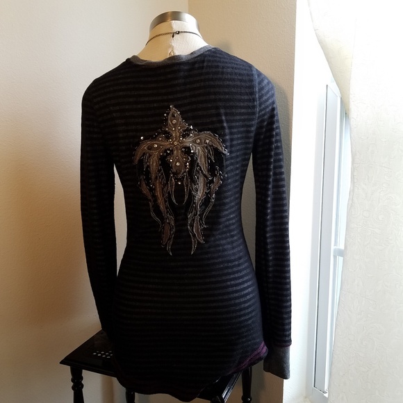 MISS ME ..BEAUTIFUL BEAD ...LONG SLEEVE - Picture 2 of 5